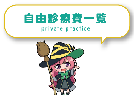 自由診療費一覧